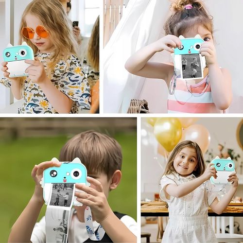 Aparat natychmiastowy Drukuś 2.0 mini aparat drukarka+ 3 rolki | 2 KOLORY na Arena.pl