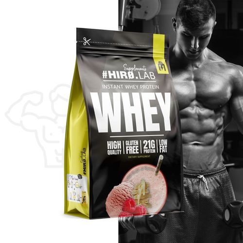 Białko koncentrat serwatkowe WPC 750 g Instant Whey Czekolada Malina hiro na Arena.pl