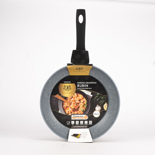 KOMPLET 4 PATELNI GRANITOWYCH INDUKCJA NON STICK na Arena.pl