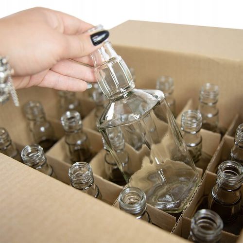 20x Butelki szklane DANIELS 0,5l + KRATOWNICA na Whisky, Wódka, Alkohol na Arena.pl