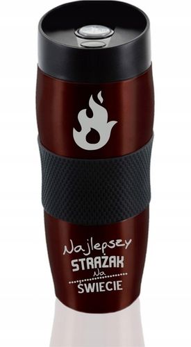 KUBEK TERMICZNY Z GRAWEREM prezent dla strażaka na Arena.pl