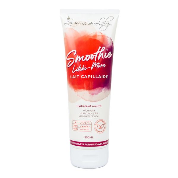 Les Secrets De Loly Smoothie Litchi Mure Nawilżająco-odżywcze mleczko do wł zdjęcie 1