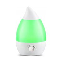 NAWILŻACZ POWIETRZA CICHY DYFUZOR LAMPKA LED 7 KOLORÓW 25W JONIZATOR 2.6L