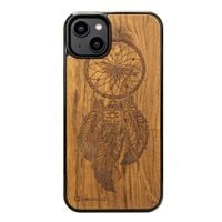 Drewniane Etui Bewood do iPhone 15 Plus ŁAPACZ SNÓW IMBUIA