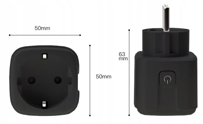 INTELIGENTNE GNIAZDKO GNIAZDO WIFI WATOMIERZ TIMER LICZNIK Smart TUYA zdjęcie 10