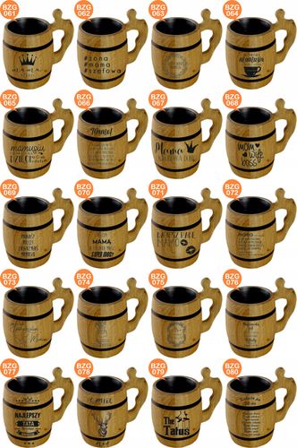 duży dębowy KUFEL do piwa z GRAWEREM napisem PREZENT DLA MAMY na Arena.pl