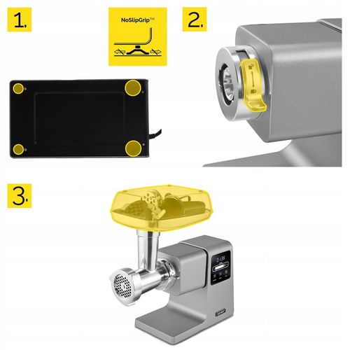 Maszynka do mięsa 7w1 Metalowa 4kg/min Yoer 2500W +Szatkownica+37 na Arena.pl