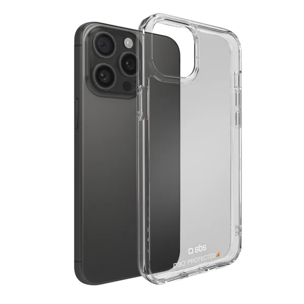 etui sbs d3o do iphone 15 pro max - przezroczyste zdjęcie 2
