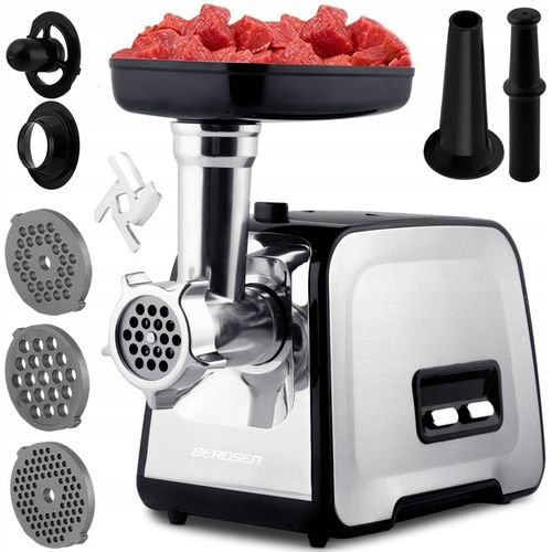 Maszynka do mielenia mięsa Berdsen 1200W Komplet nasadek i sitek na Arena.pl