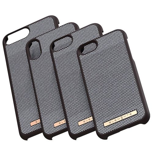 Materiałowe etui do iPhone SE 2020/8/7 (Dark Brown Pattern 1) na Arena.pl