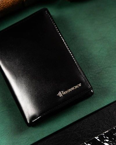 zestaw prezentowy: elegancki, skórzany portfel męski i brelok - rovicky na Arena.pl