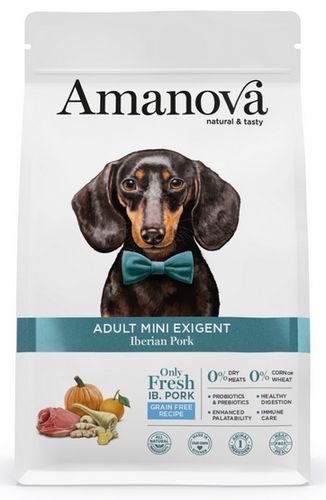 Amanova Dog Adult Mini Exigent Iberian Pork - Wieprzowina 2Kg na Arena.pl