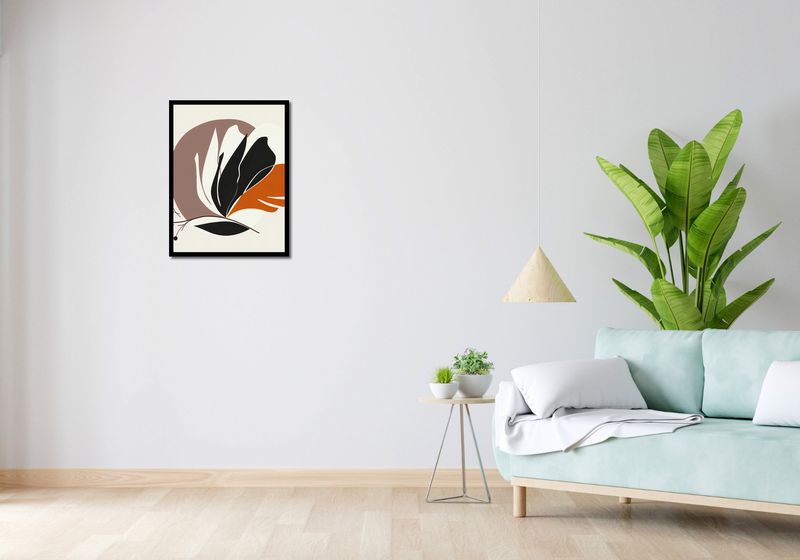 Plakat 50x65cm Elegancja Roślinna zdjęcie 4