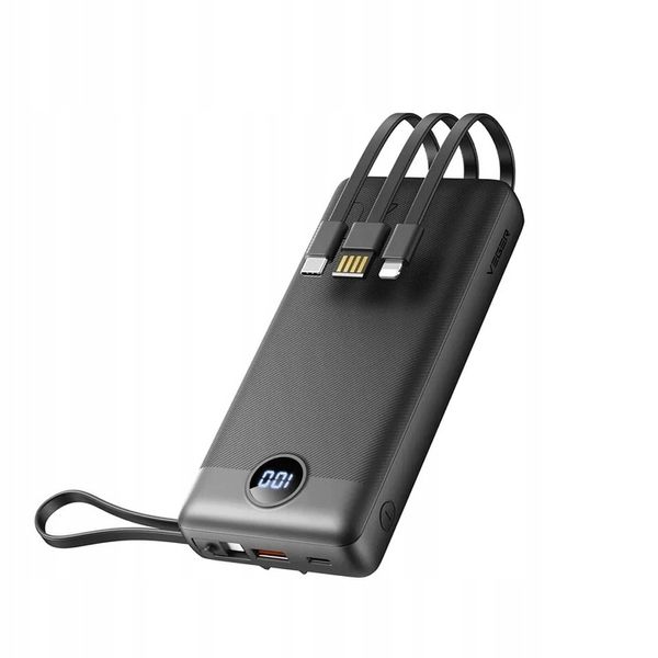POWERBANK VEGER C20 BATERIA 20000mAh USB-C micro Lightning +wbudowany kabel zdjęcie 11