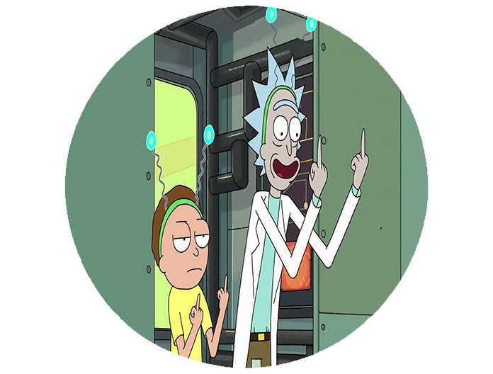 Opłatek na tort Rick i Morty zdjęcie 1