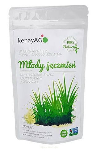Kenay Trawa z młodego jęczmienia BIO sproszkowany sok 200 g na Arena.pl