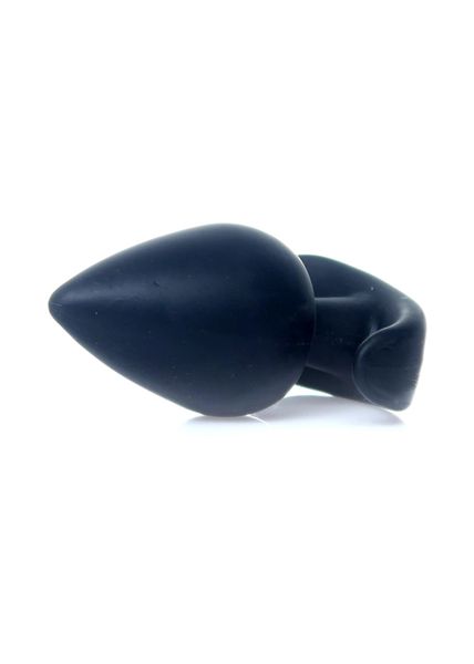 Gładka Czarna Zatyczka Analna Korek Sex Plug 8Cm zdjęcie 3