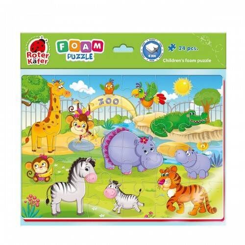 Puzzle Edukacyjne Piankowe A4. Zabawne Obrazki. Zoo Dla Dzieci Rk6020-06 na Arena.pl