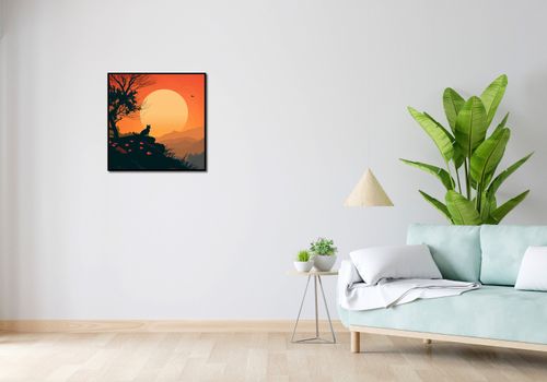 Plakat 60x60cm Kocie Wzgórze na Arena.pl