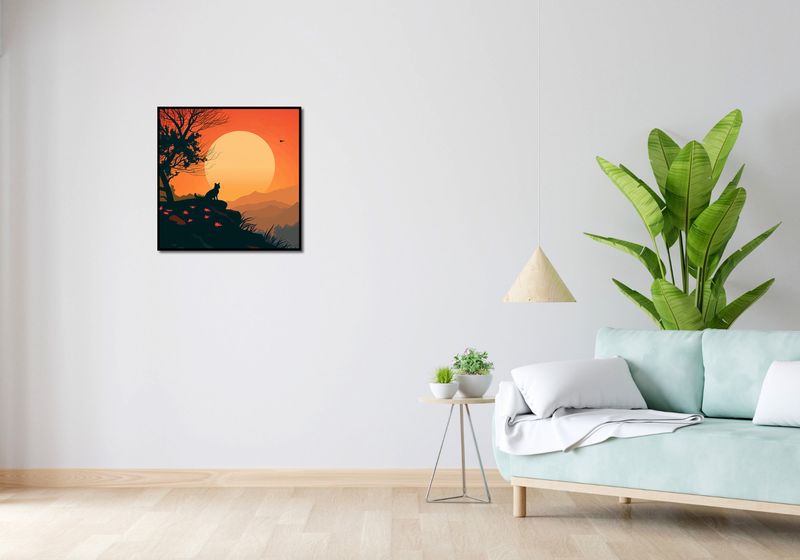 Plakat 60x60cm Kocie Wzgórze zdjęcie 4