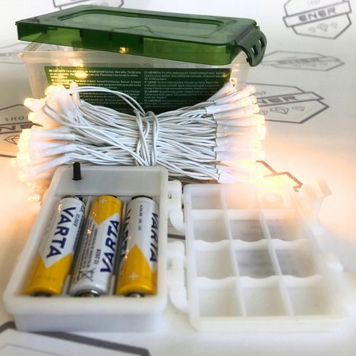 Lampki choinkowe NA BATERIE 140 LED 11m CIEPŁE oświetlenie świąteczne PRO na Arena.pl