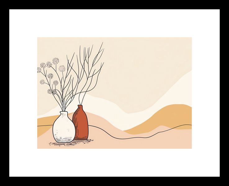 Plakat 18x13cm Stylowe Beże zdjęcie 3