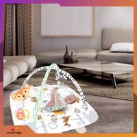 Mata edukacyjna interaktywna dla dziecka dzieci dwustronna składana kojec