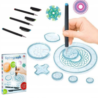 ZESTAW DO RYSOWANIA WZORKI SZABLONY SPIROGRAF DIY