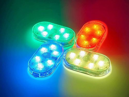 LAMPKA 6 LED RGB DO SAMOCHODU OŚWIETLENIE WNĘTRZA DODTYKOWA BEZPRZEWODOWA na Arena.pl