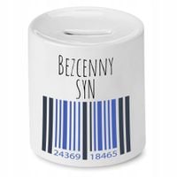 Skarbonka Dla Syna Bezcenny Synek Prezent Z Nadrukiem Ze Zdjęciem