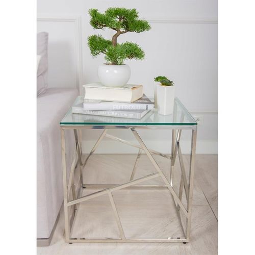 STOLIK KAWOWY LASIMA SILVER 55 CM na Arena.pl