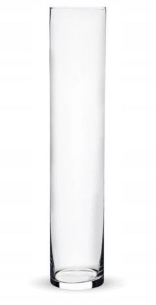 Wazon Szklany Cylinder Tuba h50 d10 zdjęcie 1