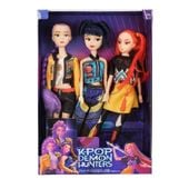 ZESTAW LALEK 3 SZTUKI HUNTRIX K-POPOWE ŁOWCZYNIE KPOP DEMON HUNTERS