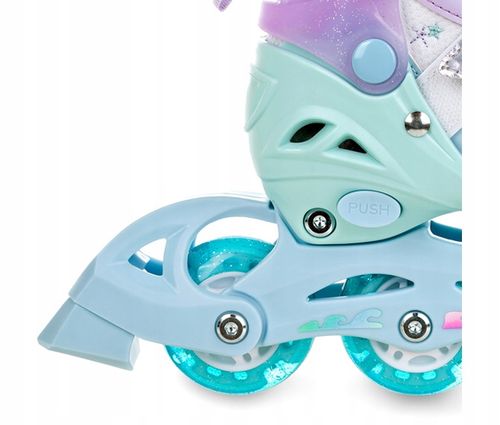 Rolki Wrotki 3w1 Regulowane RAVEN Isla 30-33 Kółka LED na Arena.pl