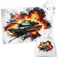 PUZZLE TRADYCYJNE - CZOŁG WOJSKO ARMIA - 96 el