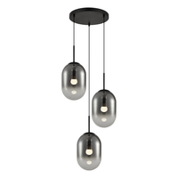 Lampa wisząca Alias Czarny 3xE14 koło