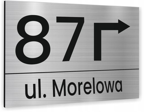 Tabliczka ADRESOWA Z TWOIM ADRESEM STRZAŁKA NUMER na Arena.pl