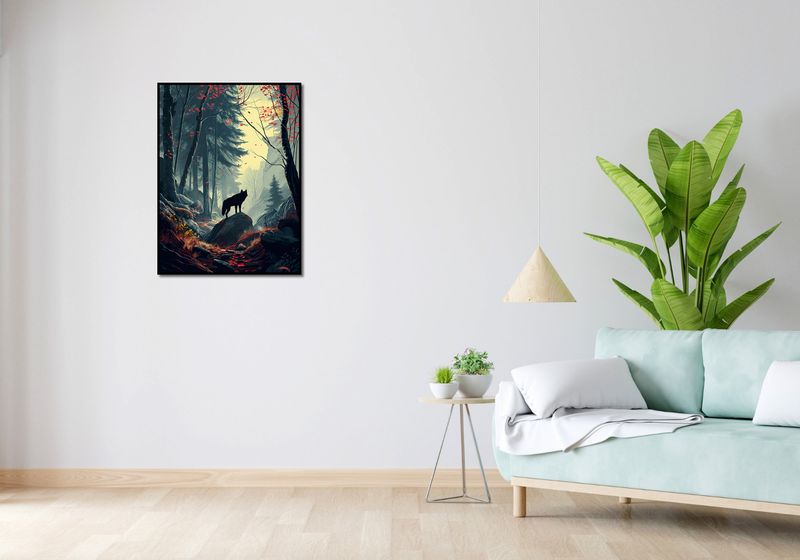 Plakat 60x80cm Leśne Echa zdjęcie 4