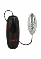 colt turbo bullet - wibrujący pocisk usb, 10 trybow, srebrny