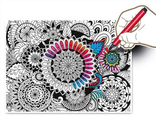 Clementoni 500 3D Color Therapy Mandala na Arena.pl