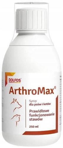 ArthroMax syrop na stawy DLA PSA I KOTA 250 ml na Arena.pl