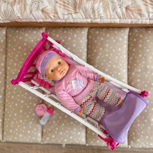 WOOPIE ROYAL Zestaw XL Opiekunka Lalka Jednorożec z Kołyską i Zestawem do Karmienia na Arena.pl
