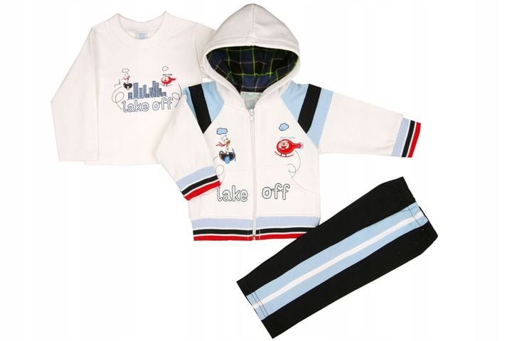 KOMPLET NIEMOWLĘCY CHŁOPIĘCY 3-6M (68CM) zdjęcie 3
