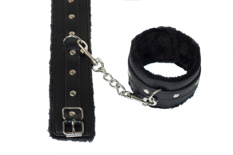 Kajdanki Ankle Cuffs Party Hard Eternity Black zdjęcie 4