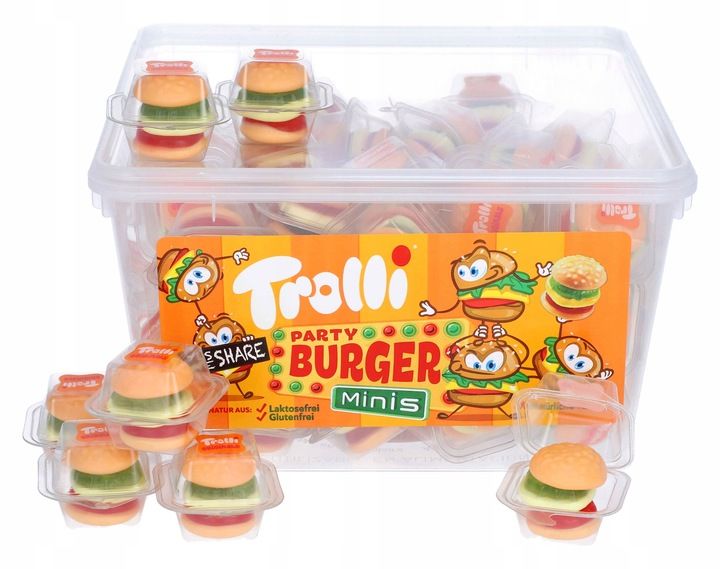 Trolli, żelki, Mini burger hamburger 600 g zdjęcie 11