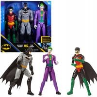 BATMAN ZESTAW 3W1 DC COMICS DUŻE FIGURKI 30CM BATMAN ROBIN JOKER