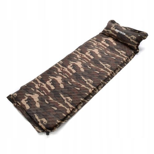 MATA SAMOPOMPUJĄCA MATERAC KARIMATA DMUCHANA METEOR 188x66x3,8 z poduszką na Arena.pl