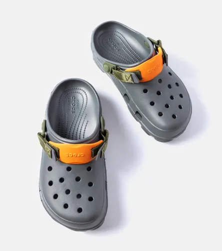 Szare perforowane klapki Crocs 38-39 na Arena.pl