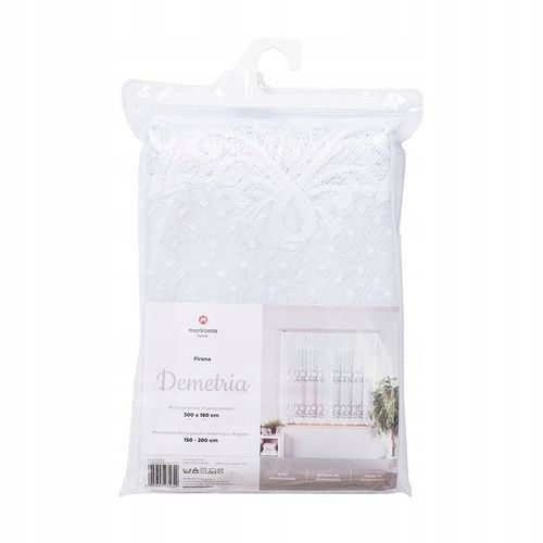 Firana żakardowa DEMETRIA 400x160cm (gotowa) z łukiem na Arena.pl