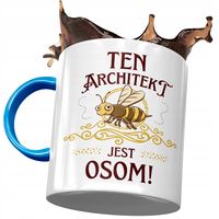 Kubek Błękitny Dla Architekta Ten Architekt Jest Z Nadrukiem Ze Zdjęciem
